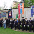 Un momento della cerimonia al Sacrario del Martinetto