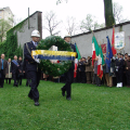 Un momento della cerimonia al Sacrario del Martinetto