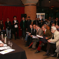 Un momento della conferenza stampa
