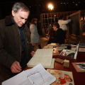 Roberto Vecchioni sul set