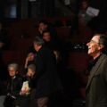 Una pausa durante le riprese