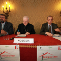 Un momento della conferenza stampa