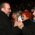 Sorrisi fra Maurizio Braccialarghe e Gianni Amelio