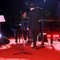 Un momento del concerto di Arisa