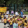 L\'arrivo al palasport Ruffini