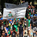 L\'arrivo al palasport Ruffini