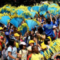 L\'arrivo al palasport Ruffini