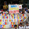 L\'arrivo al palasport Ruffini