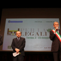 Marco Rossi Doria, Gustavo Zagrebelsky e Piero Fassino sul palco del Teatro Carignano