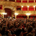 Gli studenti della Biennale Democrazia per la legalità