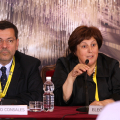 Cosimo Consales, sindaco di Brindisi e Eleonora Baldi, sindaco di Follonica