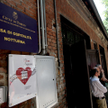L\'ingresso della Casa di ospitalità notturna