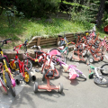 Il parco biciclette