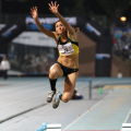 La vincitrice del triplo femminile La Mantia Simona