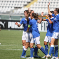 L\'esultanza delle azzurre