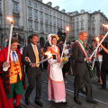 Il corteo riparte da Palazzo Civico