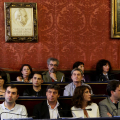 I consiglieri comunali presenti in Sala Rossa