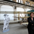 La curatrice della mostra Elena Fontanella