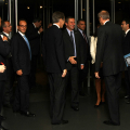 L\'arrivo del Ministro Francesco Profumo