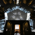 L\'entrata del Museo Egizio di Torino