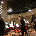 La banda del Corpo di Polizia Municipale sale sul palco del Conservatorio