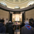 Il momento di preghiera nella Cappella del Cimitero Monumentale - img_2190