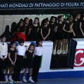 I giovanissimi pattinatori delle società sportive torinesi pronti all\'esibizione