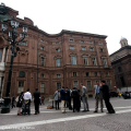 Piazza Carignano, una delle nuove aree wi-fi