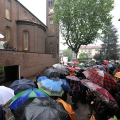 La visita del Papa al Cottolengo