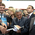 Le autorità visitano il Salone. Nella foto: Saitta, Cota, Sacconi e Picchioni