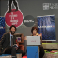 Massimo Cacciari nello stand Wi-Pie