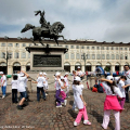 Danze in piazza San Carlo