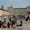 Studenti in Piazza Castello
