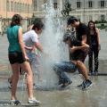 Studenti in Piazza Castello