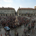 Studenti in Piazza Castello
