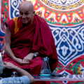 Matthieu Ricard sorride ai fotografi