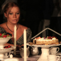 Elena Kovylina prepara la sua performace
