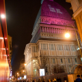 La Mole illuminata di rosa
