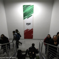 Gli studenti nella sede della Provincia