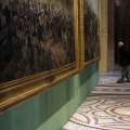 L\'allestimento nell\'Aula della Camera Italiana