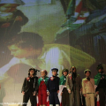 Sul palco di Piazza Vittorio Veneto