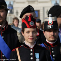 I Granatieri in piazza Castello