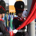 La cerimonia dell\'Alzabandiera