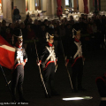 Un momento dell\'esibizione dei Granatieri in piazza San Carlo