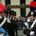 I carabinieri in alta uniforme