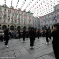 I bersaglieri in piazza Palazzo di Città