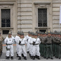 Le forze armate schierate