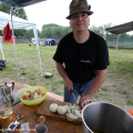 Preparativi per il pranzo