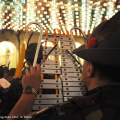 Le fanfare in piazza Palazzo di Città