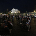 Il pubblico in piazzetta Reale